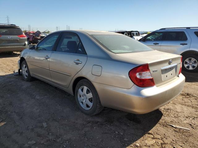 JTDBE32K440273913 - 2004 TOYOTA CAMRY LE BEIGE photo 2