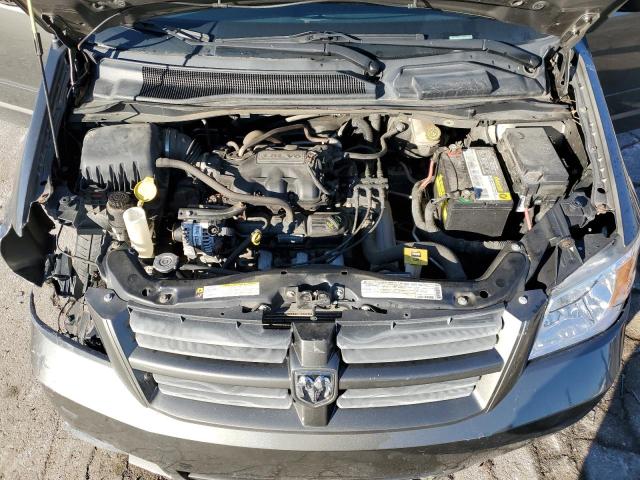 2D4RN3D18AR332758 - 2010 DODGE GRAND CARA HERO GRAY photo 11