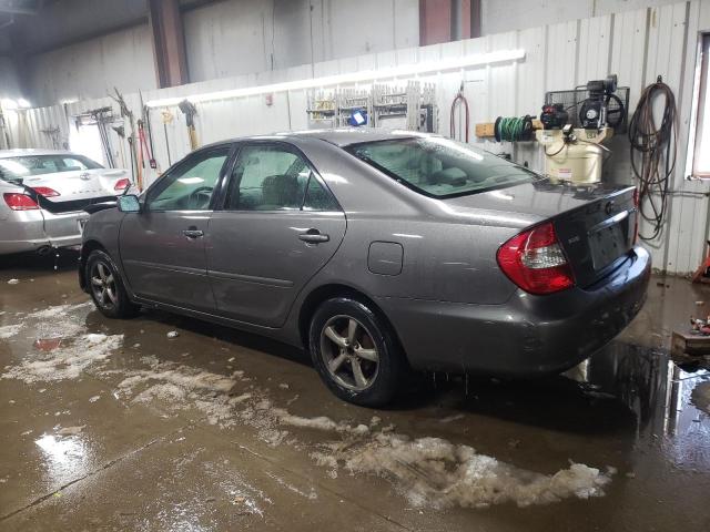 4T1BE32K14U904606 - 2004 TOYOTA CAMRY LE GRAY photo 2