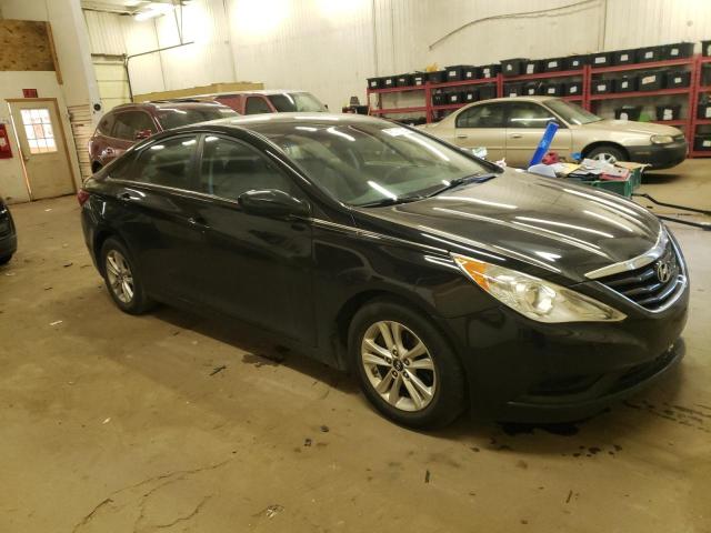 5NPEB4AC7BH245934 - 2011 HYUNDAI SONATA GLS BLACK photo 4