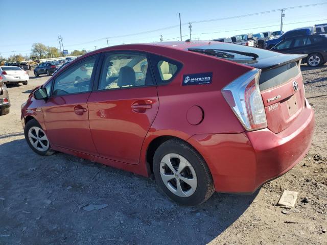 JTDKN3DU2D1729786 - 2013 TOYOTA PRIUS RED photo 2