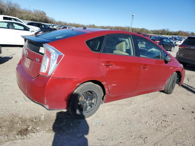 JTDKN3DU2D1729786 - 2013 TOYOTA PRIUS RED photo 3