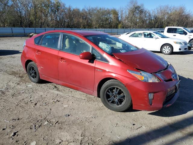 JTDKN3DU2D1729786 - 2013 TOYOTA PRIUS RED photo 4