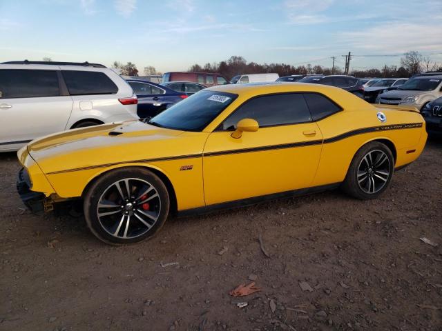 2C3CDYCJ0CH204368 - 2012 DODGE CHALLENGER SRT-8 YELLOW photo 1