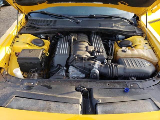 2C3CDYCJ0CH204368 - 2012 DODGE CHALLENGER SRT-8 YELLOW photo 11