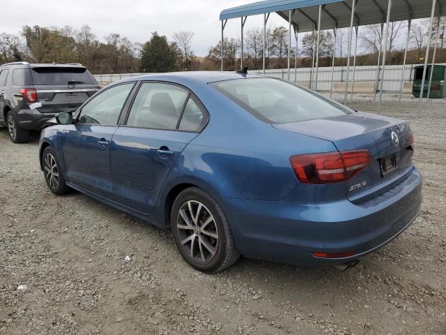 3VWD67AJ0GM358123 - 2016 VOLKSWAGEN JETTA SE BLUE photo 2