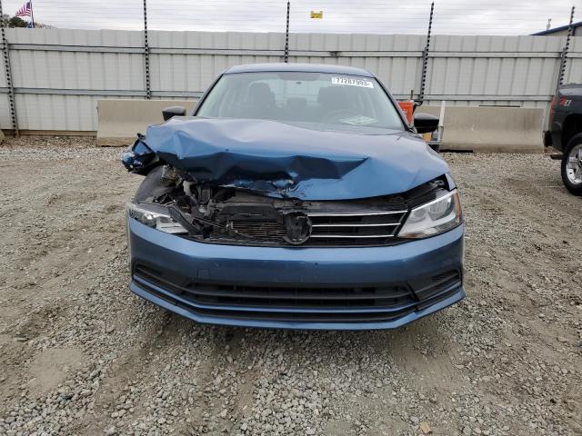 3VWD67AJ0GM358123 - 2016 VOLKSWAGEN JETTA SE BLUE photo 5