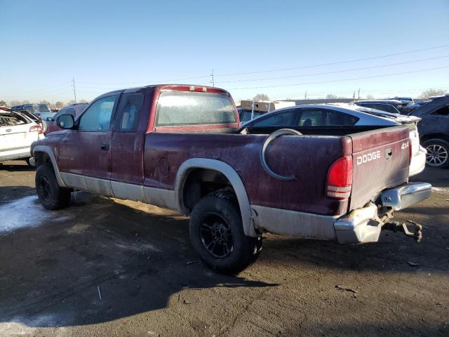 1B7GG22N8YS788508 - 2000 DODGE DAKOTA BURGUNDY photo 2