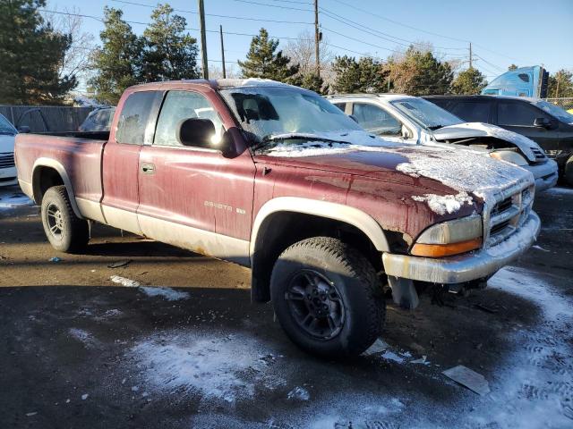 1B7GG22N8YS788508 - 2000 DODGE DAKOTA BURGUNDY photo 4