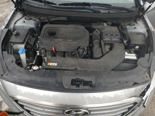 5NPE24AF9HH512929 - 2017 HYUNDAI SONATA SE SILVER photo 11