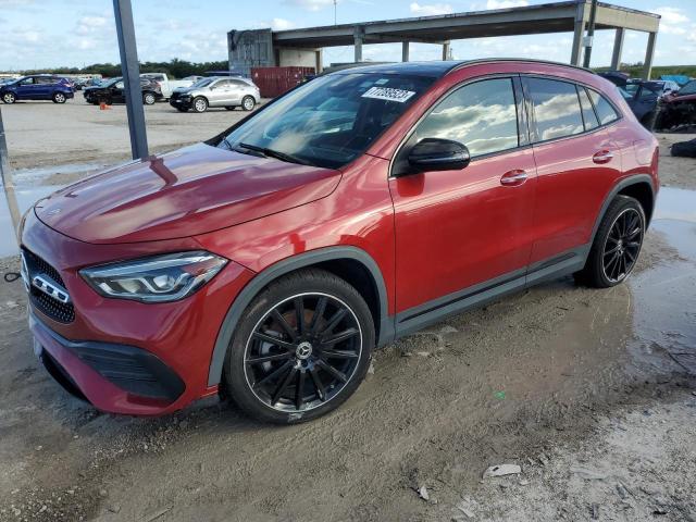 W1N4N4GB1MJ160804 - 2021 MERCEDES-BENZ GLA 250 RED photo 1