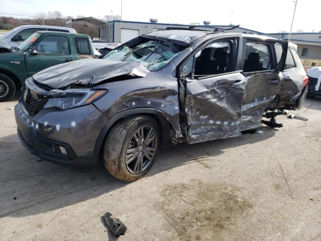 5FNYF8H52MB021696 - 2021 HONDA PASSPORT EXL CHARCOAL photo 1