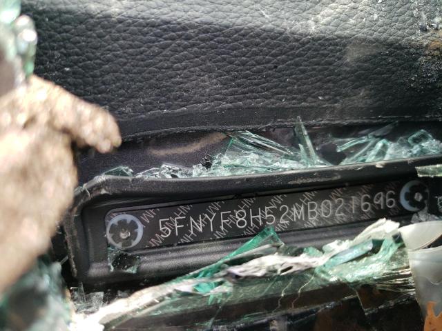 5FNYF8H52MB021696 - 2021 HONDA PASSPORT EXL CHARCOAL photo 13