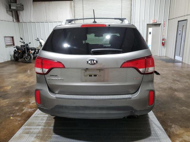 5XYKTDA73EG547090 - 2014 KIA SORENTO LX GRAY photo 6