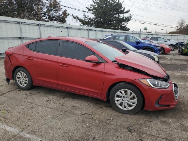 5NPD74LF4HH071706 - 2017 HYUNDAI ELANTRA SE RED photo 4