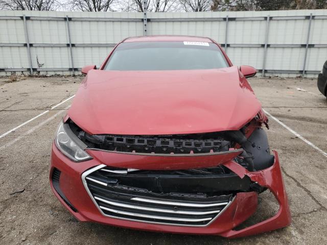 5NPD74LF4HH071706 - 2017 HYUNDAI ELANTRA SE RED photo 5