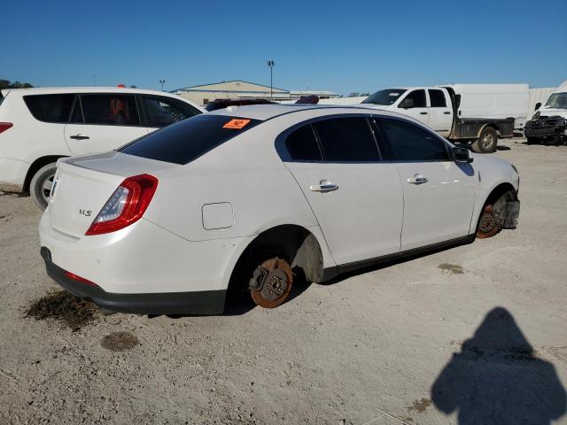 1LNHL9DK5EG603756 - 2014 LINCOLN MKS WHITE photo 3