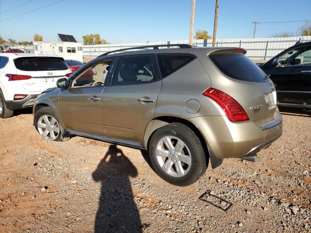 JN8AZ08T67W513113 - 2007 NISSAN MURANO SL GOLD photo 2