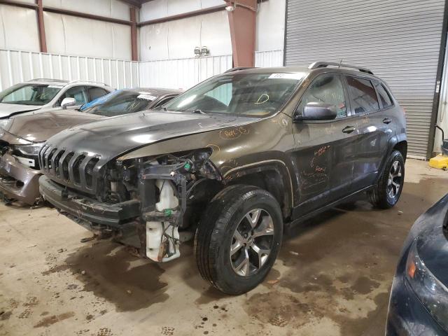 1C4PJMBS0FW556770 - 2015 JEEP CHEROKEE TRAILHAWK GREEN photo 1