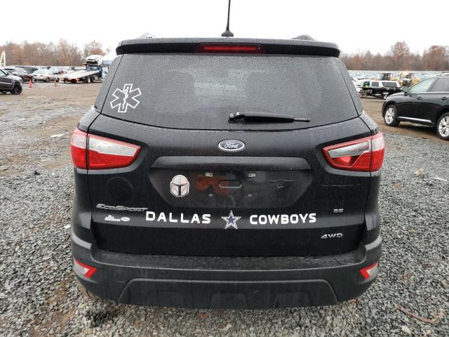 MAJ6S3GL8KC296804 - 2019 FORD ECOSPORT SE BLACK photo 6