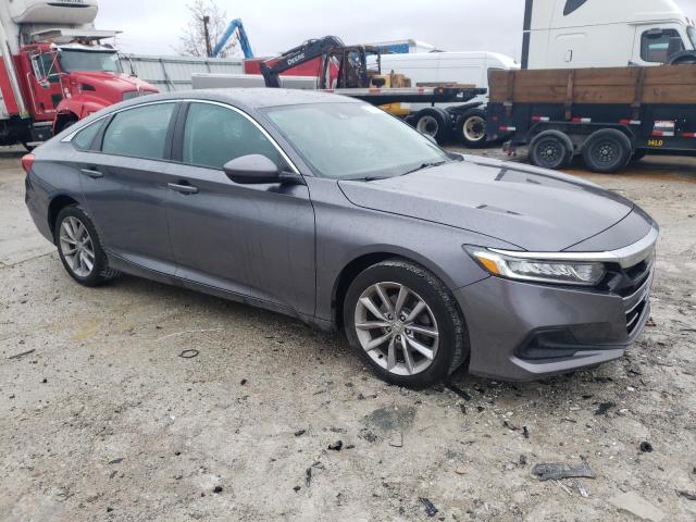 1HGCV1F17MA005766 - 2021 HONDA ACCORD LX GRAY photo 4