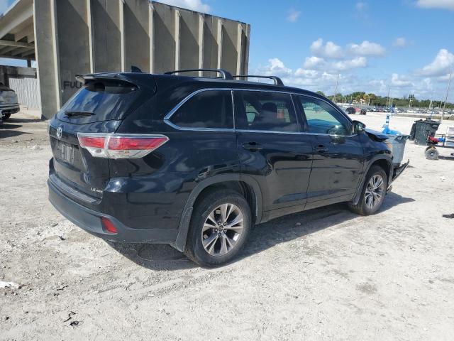 5TDBKRFH7GS335123 - 2016 TOYOTA HIGHLANDER LE BLACK photo 3