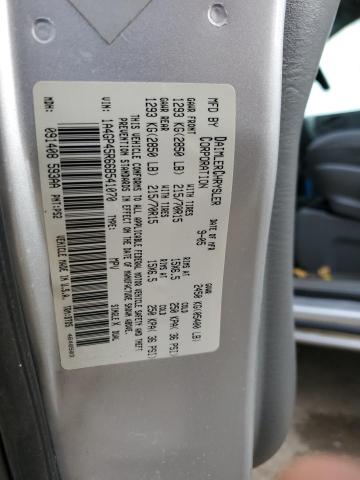 1A4GP45R66B541070 - 2006 CHRYSLER TOWN & COU 银色 照片 13