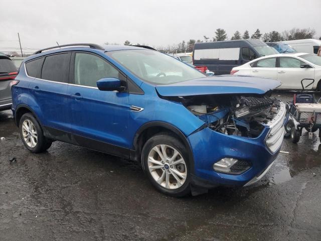 1FMCU9GD1JUA06605 - 2018 FORD ESCAPE SE BLUE photo 4