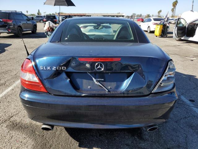 WDBWK54F56F123653 - 2006 MERCEDES-BENZ SLK 280 BLUE photo 6