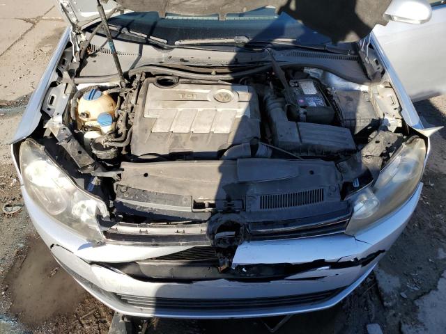 3VWPL7AJ5EM612380 - 2014 VOLKSWAGEN JETTA TDI SILVER photo 11