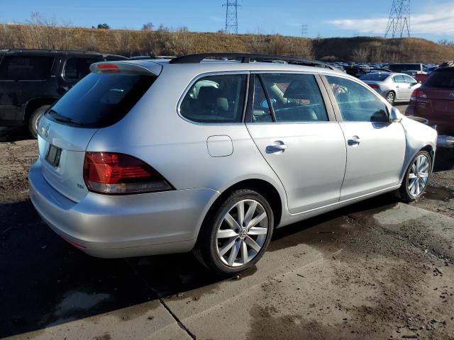 3VWPL7AJ5EM612380 - 2014 VOLKSWAGEN JETTA TDI SILVER photo 3