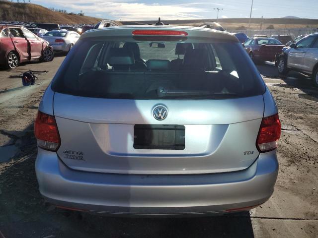 3VWPL7AJ5EM612380 - 2014 VOLKSWAGEN JETTA TDI SILVER photo 6