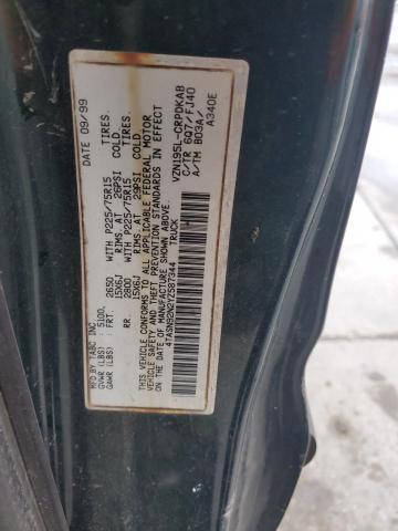 4TASN92N2YZ587344 - 2000 TOYOTA TACOMA XTRACAB PRERUNNER მწვანე ფოტო 12