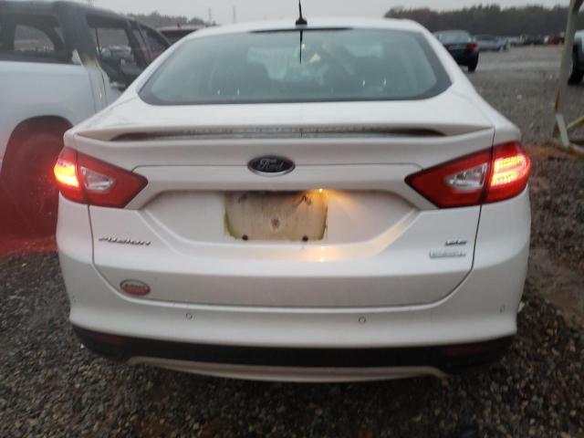 3FA6P0H99ER206052 - 2014 FORD FUSION SE WHITE photo 6