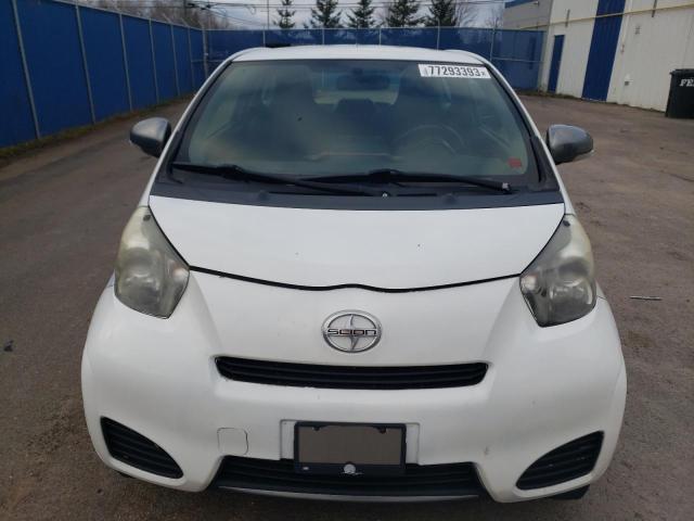 JTNJJXB05CJ016423 - 2012 TOYOTA SCION IQ WHITE photo 5