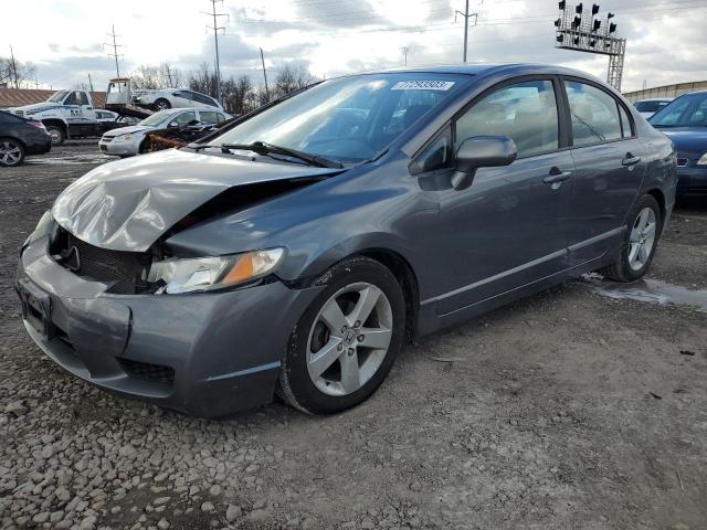 19XFA16689E008845 - 2009 HONDA CIVIC LX-S Մոխրագույն լուսանկար 1