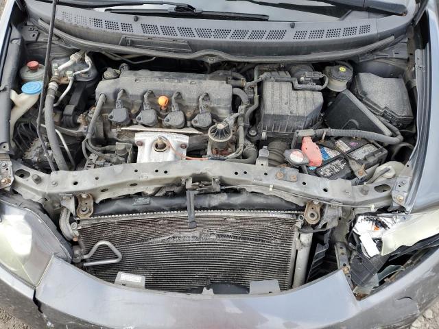 19XFA16689E008845 - 2009 HONDA CIVIC LX-S Մոխրագույն լուսանկար 11