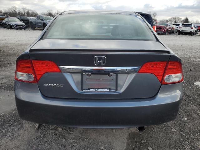 19XFA16689E008845 - 2009 HONDA CIVIC LX-S Մոխրագույն լուսանկար 6