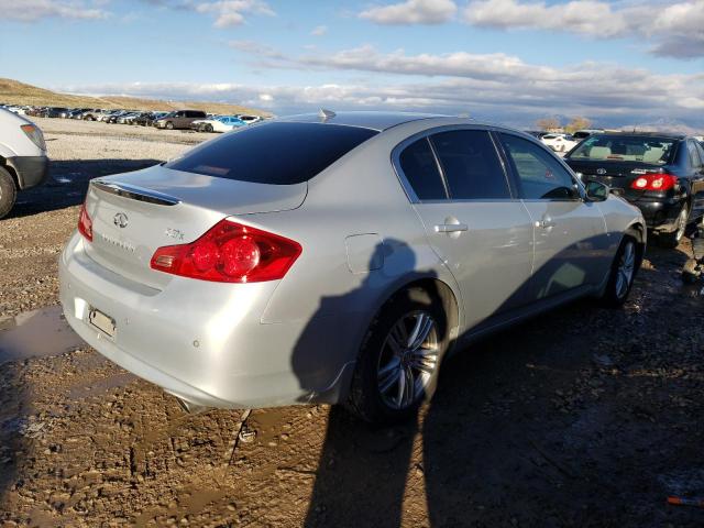 JN1CV6ARXBM355299 - 2011 INFINITI G37 SILVER photo 3