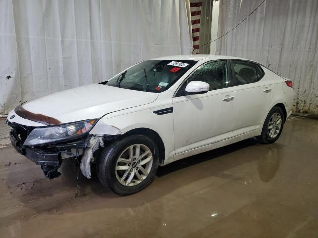 KNAGM4A72D5433797 - 2013 KIA OPTIMA LX WHITE photo 1