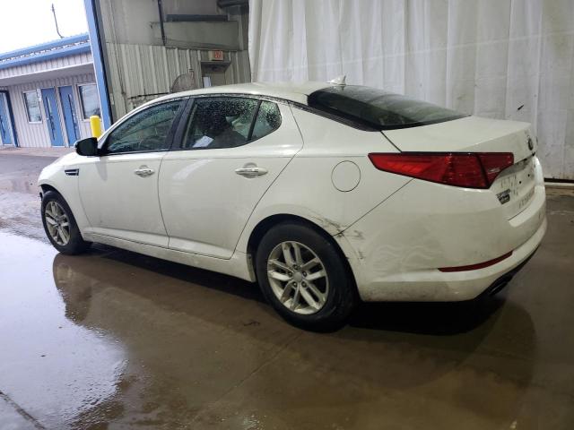 KNAGM4A72D5433797 - 2013 KIA OPTIMA LX WHITE photo 2