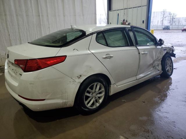 KNAGM4A72D5433797 - 2013 KIA OPTIMA LX WHITE photo 3