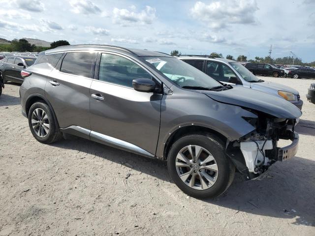 5N1AZ2MH2HN198385 - 2017 NISSAN MURANO S GRAY photo 4