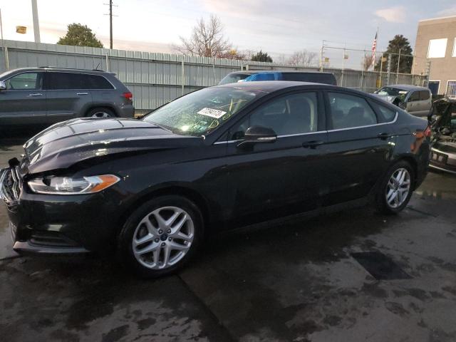 1FA6P0H78E5352766 - 2014 FORD FUSION SE BLACK photo 1