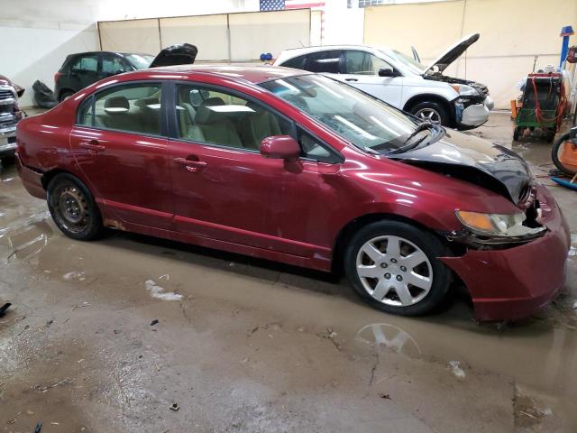 1HGFA16517L086817 - 2007 HONDA CIVIC LX BURGUNDY photo 4