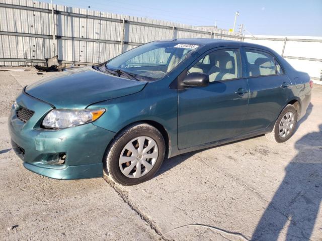 2T1BU40E69C131520 - 2009 TOYOTA COROLLA BASE TEAL photo 1