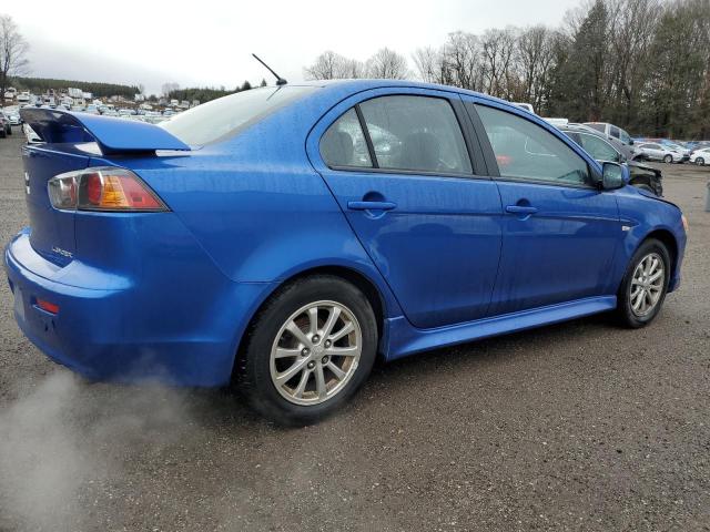 JA32U2FU1BU603908 - 2011 MITSUBISHI LANCER ES/ES SPORT BLUE photo 3