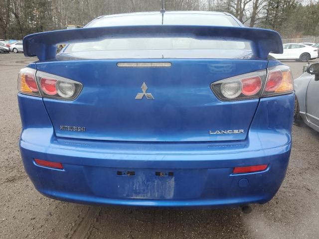 JA32U2FU1BU603908 - 2011 MITSUBISHI LANCER ES/ES SPORT BLUE photo 6