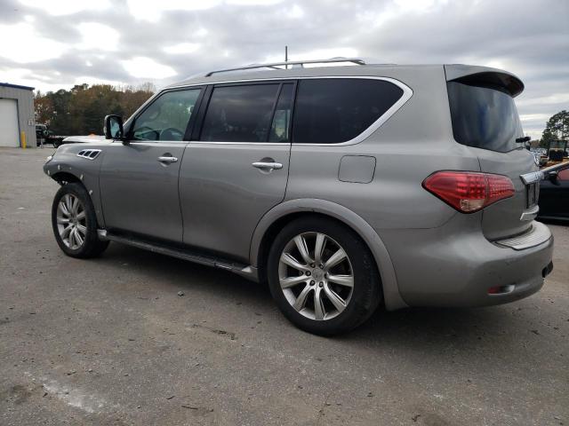 JN8AZ2NF8C9516775 - 2012 INFINITI QX56 SILVER photo 2