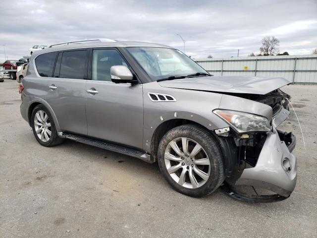 JN8AZ2NF8C9516775 - 2012 INFINITI QX56 SILVER photo 4